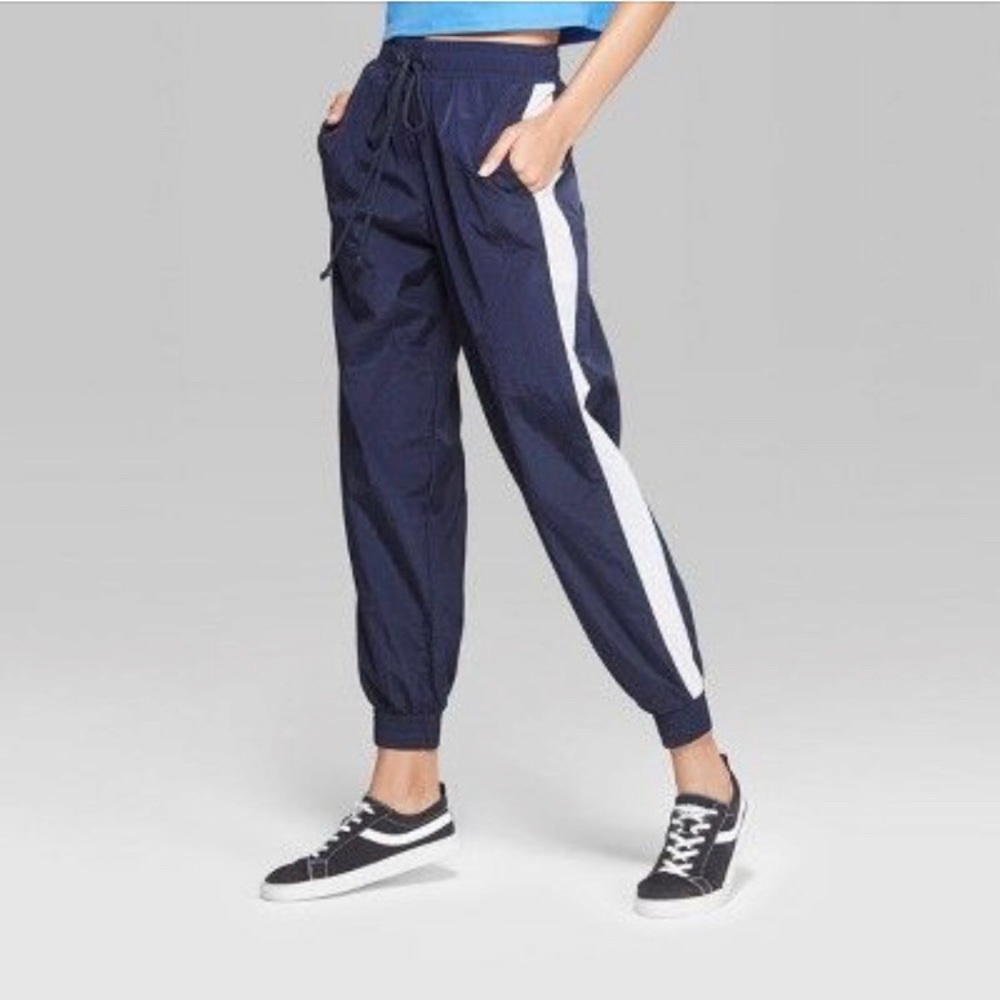 Vintage 90’s Style Navy Athletic Joggers
